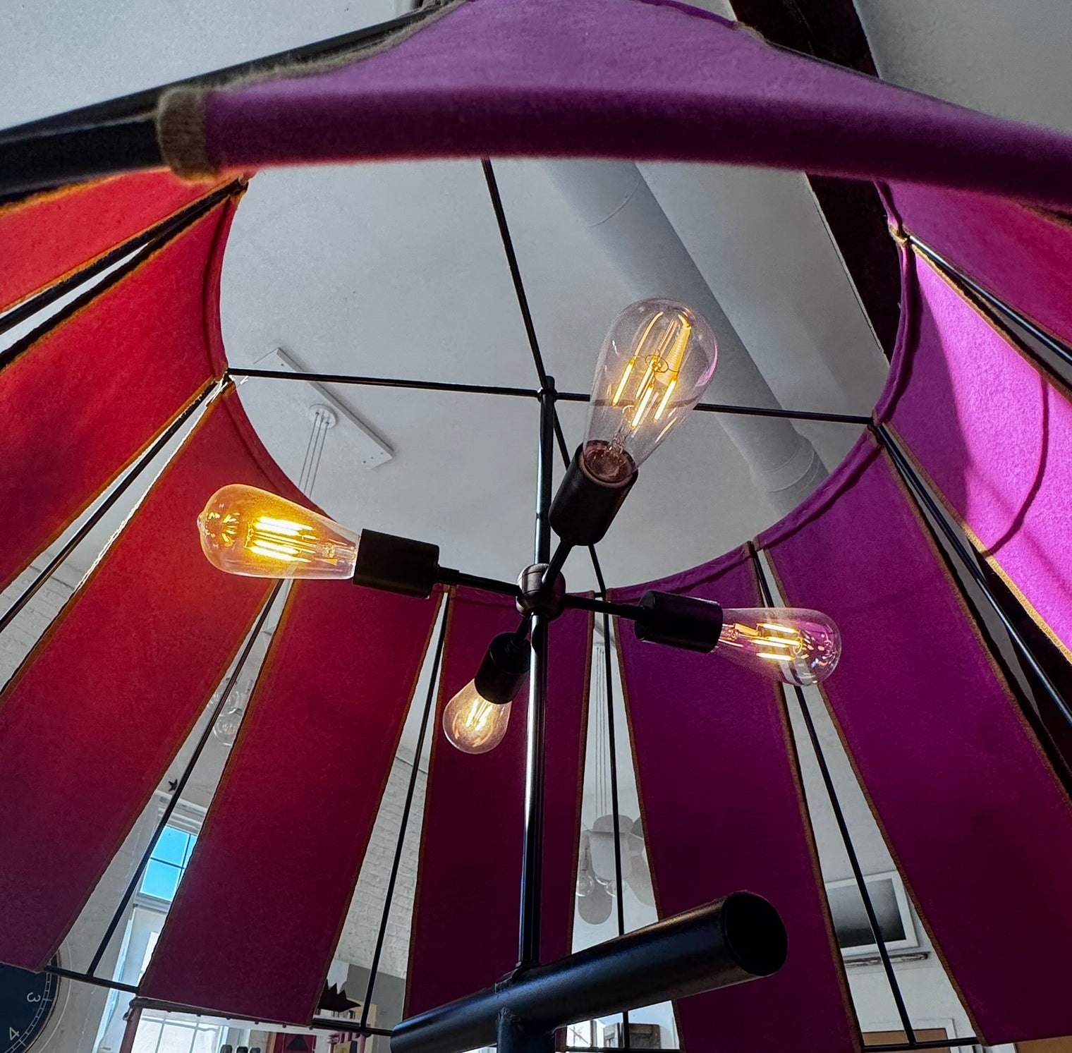 Spencer Floor Lamp - Fuschia