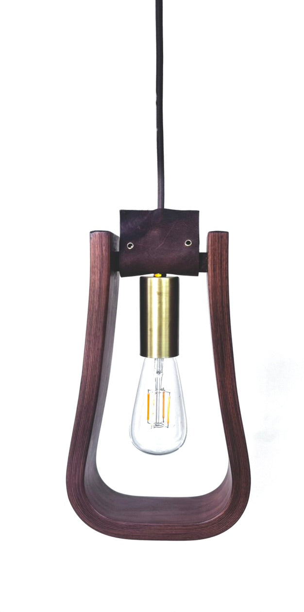 Walnut Stirrup Pendant