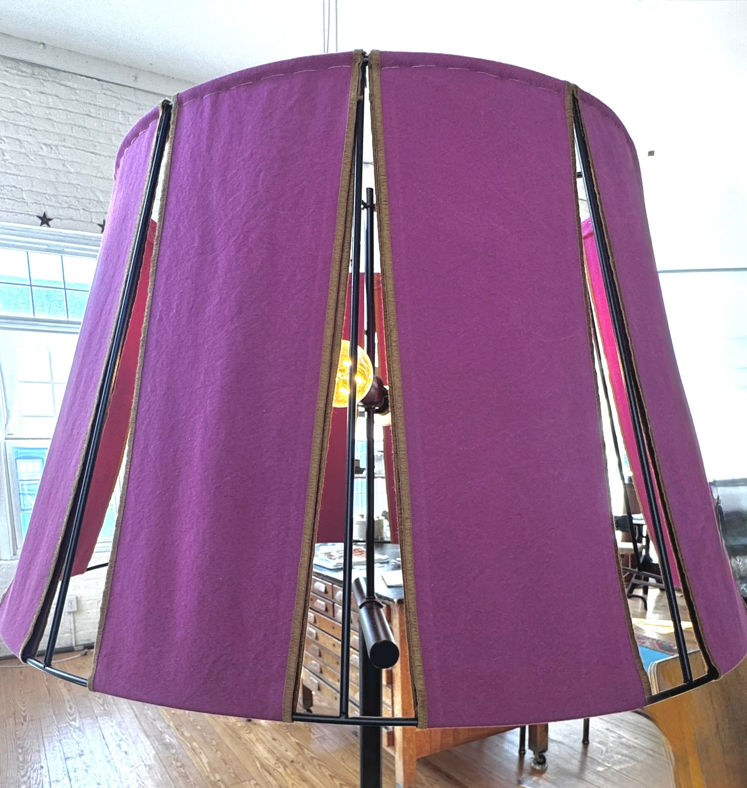 Spencer Floor Lamp - Fuschia