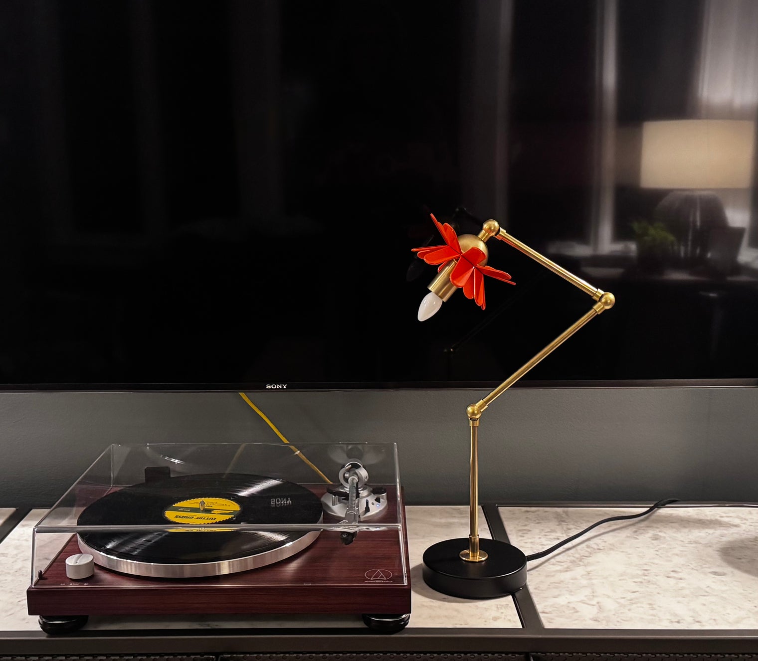 In Bloom Work Lamp - Orange