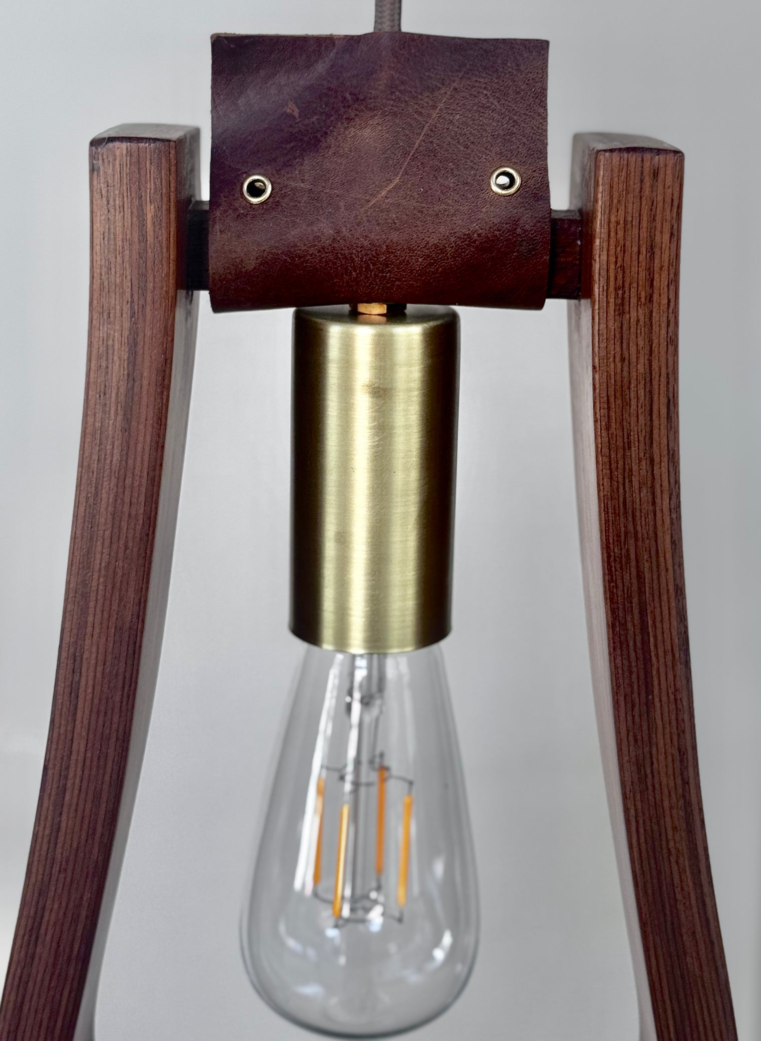 Walnut Stirrup Pendant