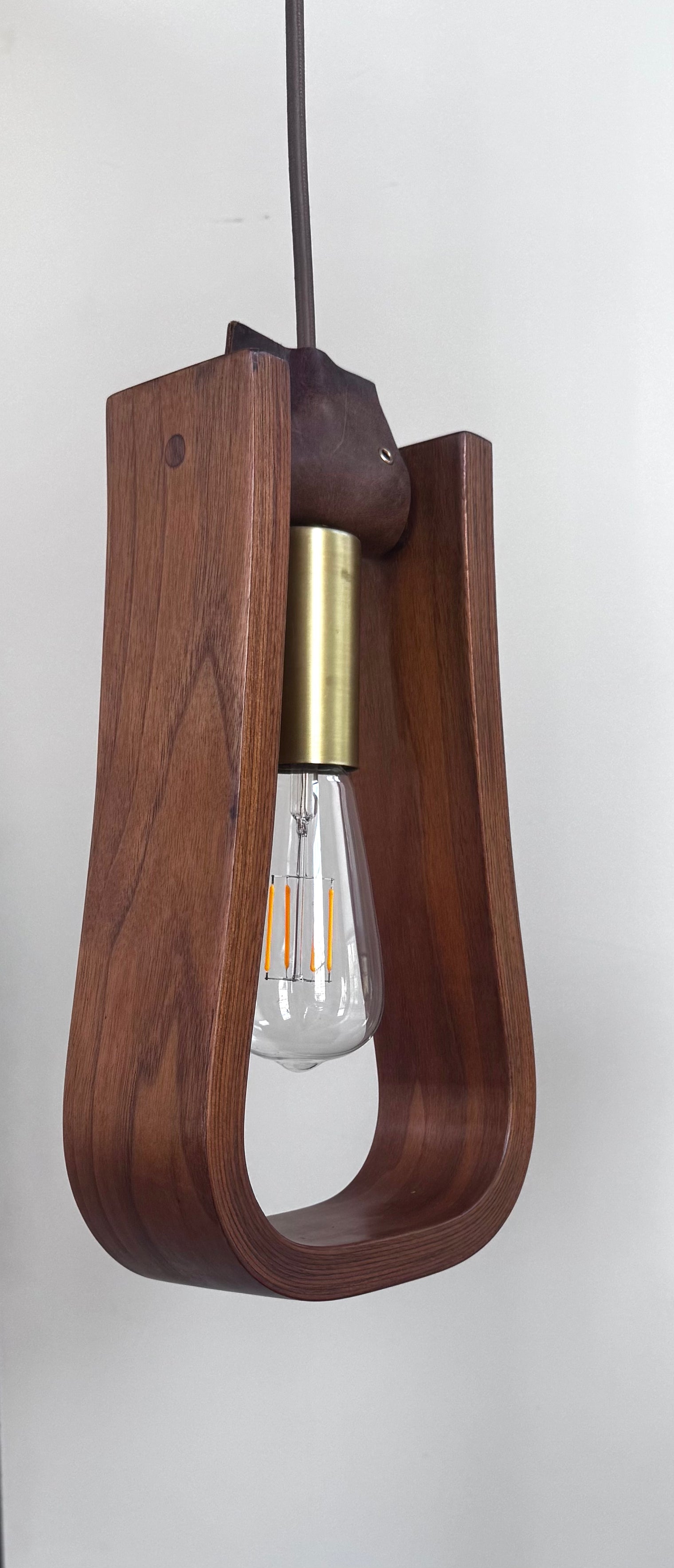 Walnut Stirrup Pendant