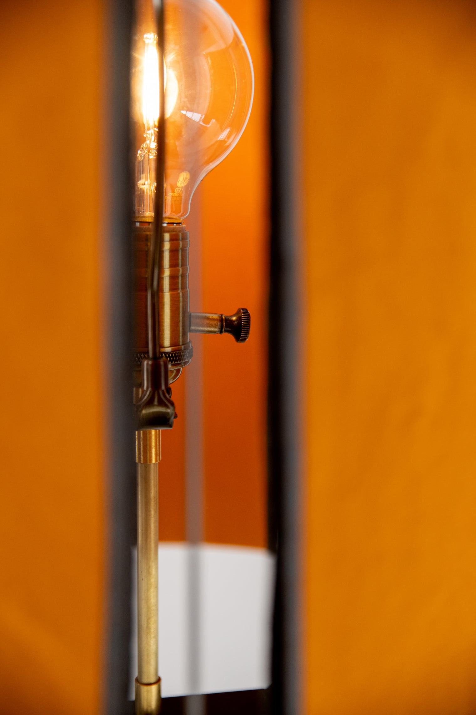 Tate - Jack Stand Table Lamp (Orange and Grey)