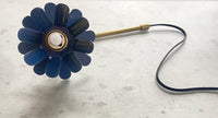 Modern Flower Table Light - Navy Blue