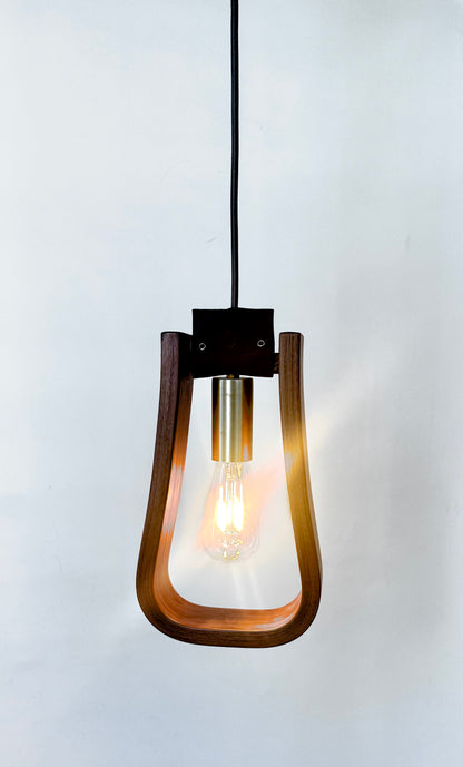 Walnut Stirrup Pendant