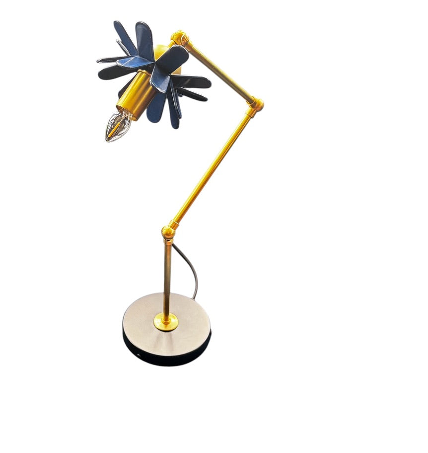 In Bloom Work Lamp - Navy Blue