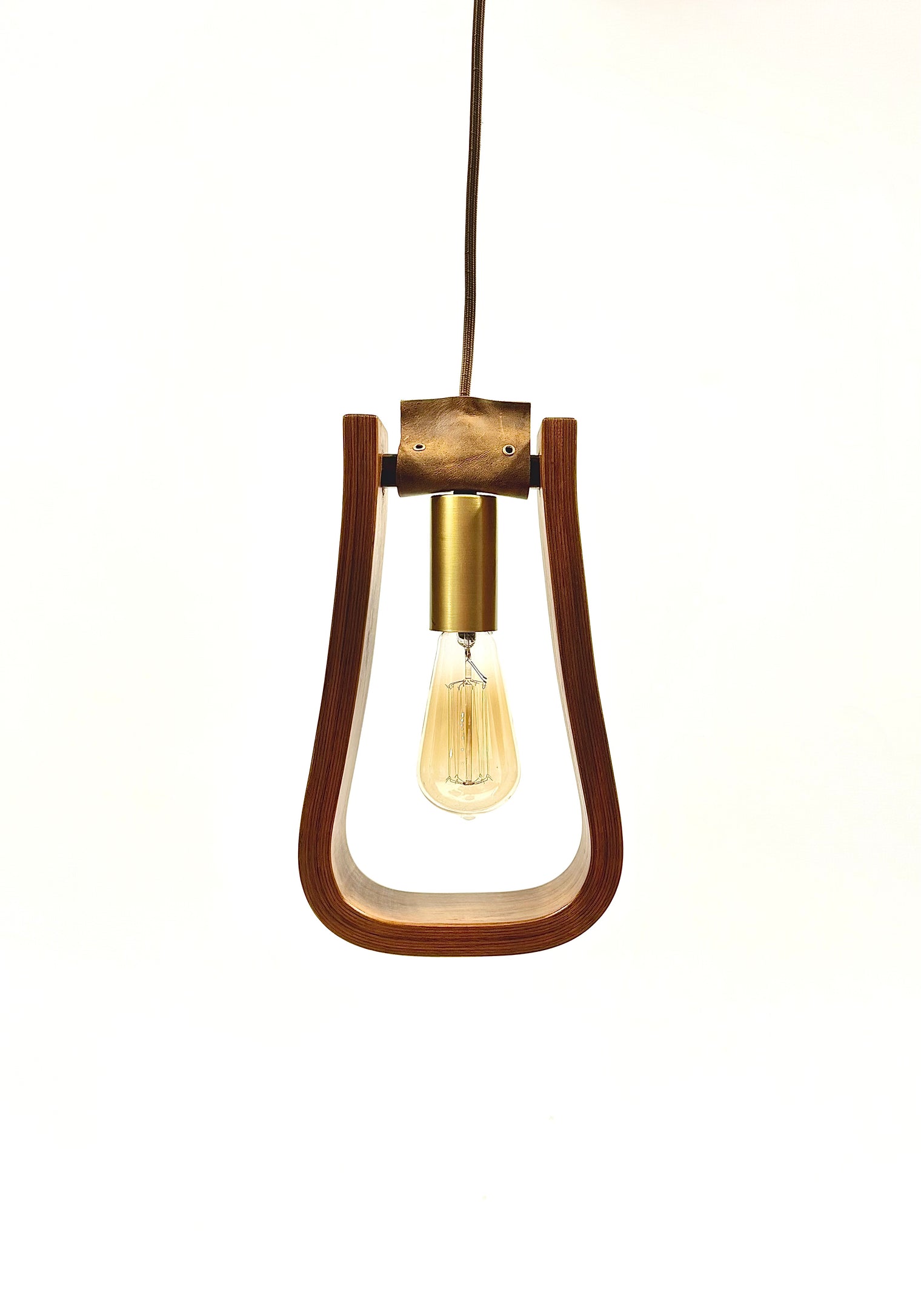 Walnut Stirrup Pendant