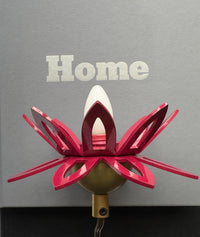 Arabesque Plug In Light - Burgandy