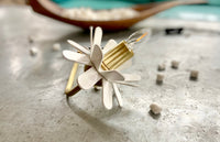 Modern Flower Table Light - White