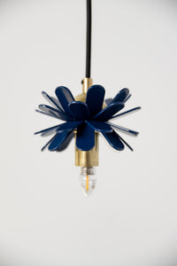 Flutter Flower Pendant (Navy Blue)