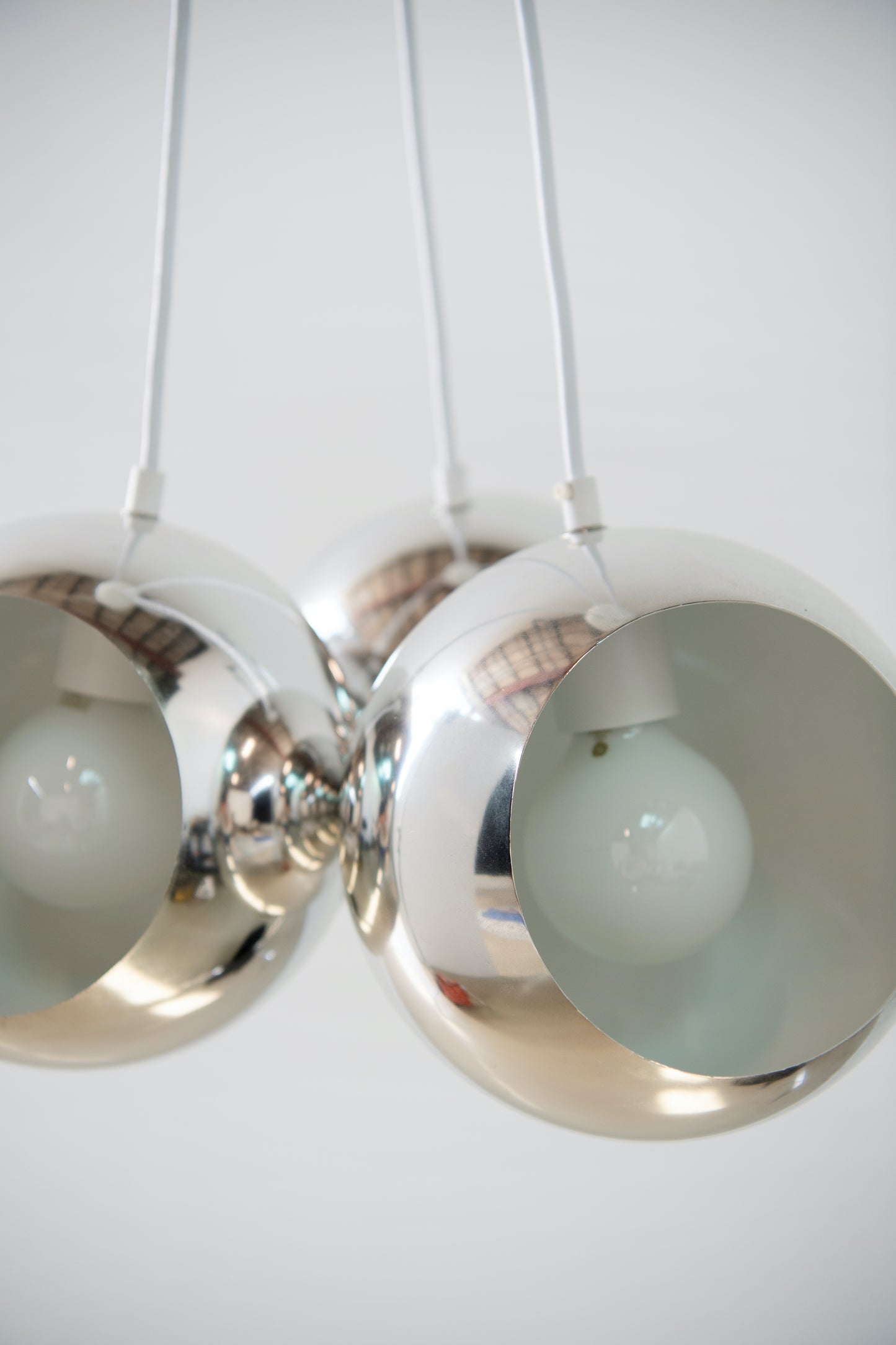 Vintage Mid Century Modern Orb Cluster Chandelier