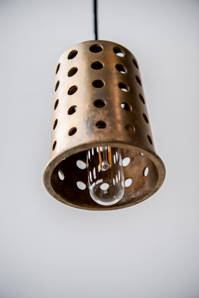 Perforated Circle Pendant Light