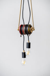 Industrial Double Spool Pendant