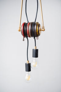 Industrial Double Spool Pendant