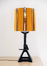 Tate - Jack Stand Table Lamp (Orange and Grey)