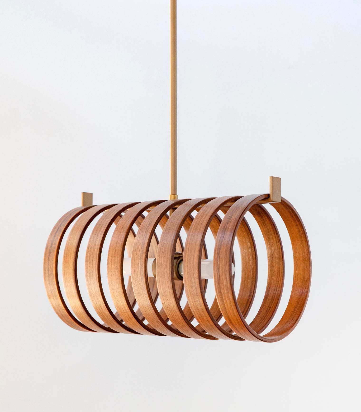 Walnut Ring Pendant Light