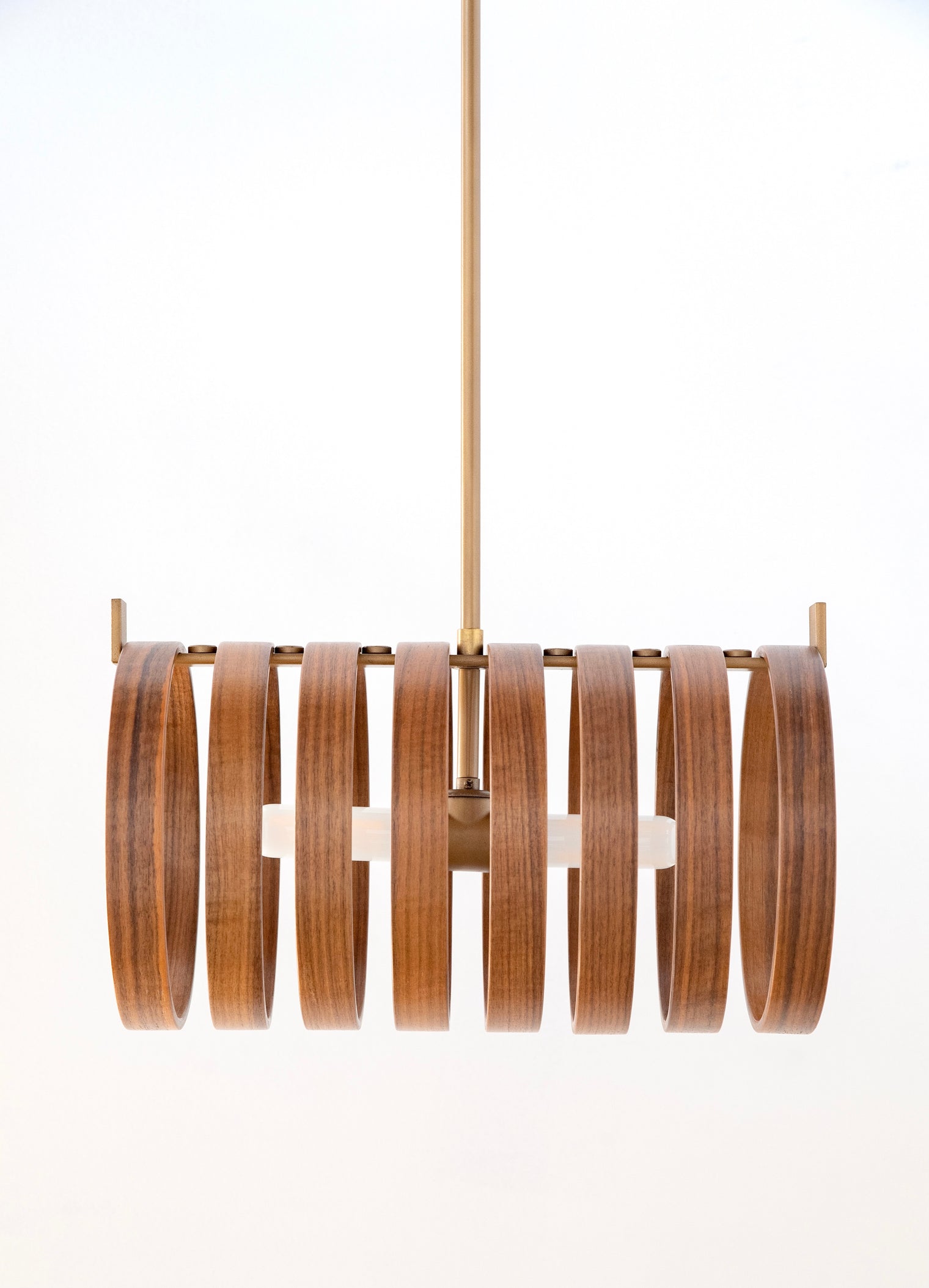 Walnut Ring Pendant Light