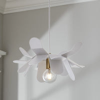 SIERRA MODERN FLOWER PENDANT - WHITE